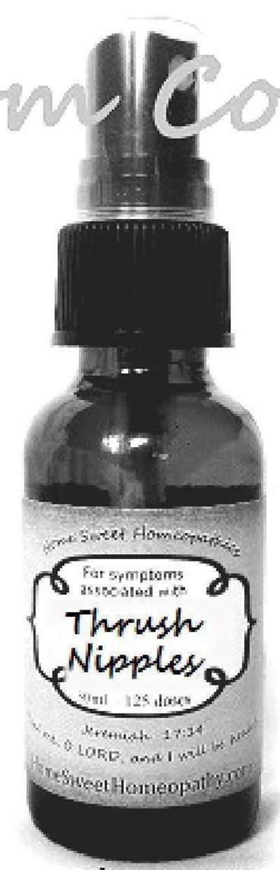 Bottle Of Thrush Nipples (Thrush Nipples Bw)